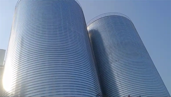 庆城2座混凝土高架卷板仓